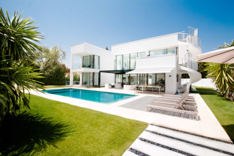 Beachside villa at Puerto Banus